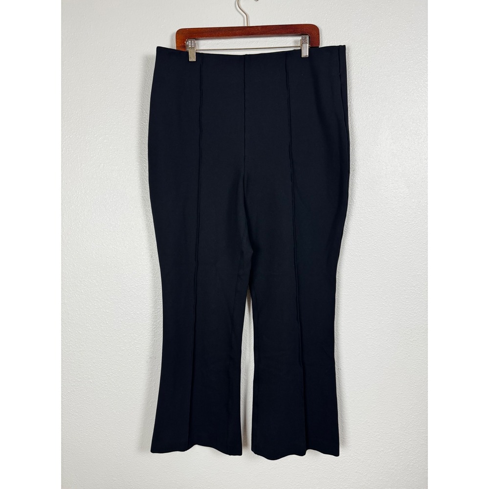 Spanx Pants Womens 2X Black PerfectFit Ponte Flare Pant 20792R
